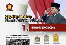 Capaian 1 Tahun Kinerja Presiden Prabowo Subianto