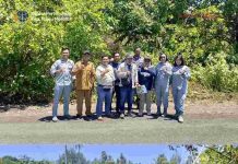 Tim Pertek Kantah Morotai Tinjau Lokasi Rencana Kegiatan PKKPR Non Berusaha Milik Bakamla RI