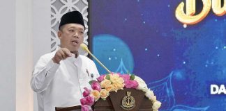 Berikan Tausiah di Buka Bersama KASAL, Menteri Nusron: Negara Besar Mampu Ciptakan Rasa Aman 