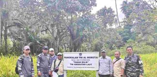 Pastikan Data Kondisi dan Batas Bidang Tanah, Kantah Morotai Tinjau Lapangan Aset Milik TNI Angkatan Laut