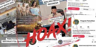 Kementerian ATR/BPN Tegaskan Tidak Ada Program Pemutihan Sertipikat Tanah 