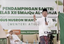 Berikan Motivasi, Menteri Nusron Ingin Santri Dikader sebagai Pelaksana Kebijakan di Bidang STEM 