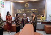 Wamen Ossy Tinjau Kantah Kota Palangkaraya: Ingin Layanan Pertanahan Semakin Memudahkan Masyarakat 