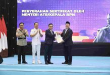 Serahkan Sertipikat Hak Pakai untuk Lemhannas RI, Menteri Nusron: Perkuat Kepastian Hukum Aset Negara 