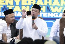 Serahkan 243 Sertipikat Tanah Wakaf di Jawa Tengah, Menteri Nusron: Bagian dari Program Prioritas Nasional Selesaikan Kepastian Hukum Aset Umat