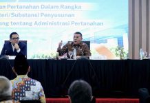 FGD Bersama Komisi II DPR RI, Wamen Ossy: RUU Administrasi Pertanahan untuk Wujudkan Sistem Pertanahan yang Lebih Baik