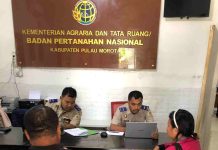 Minimalisir Potensi Sengketa, Kantah Morotai Beri Pelayanan Prima dengan Plotting Lahan di Desa Bido