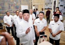 Menteri Nusron Tinjau Kantah Kabupaten Aceh Tamiang Pascabencana Hidrometeorologi Sumatera 2025